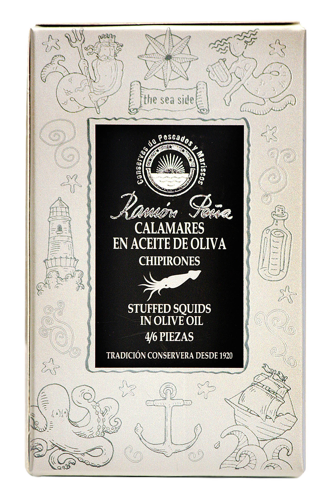 Ramón Peña CP1220-Stuffed squids in olive oil