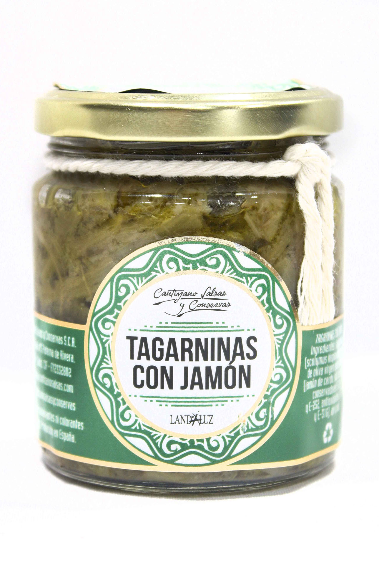 Tagraninas with ham