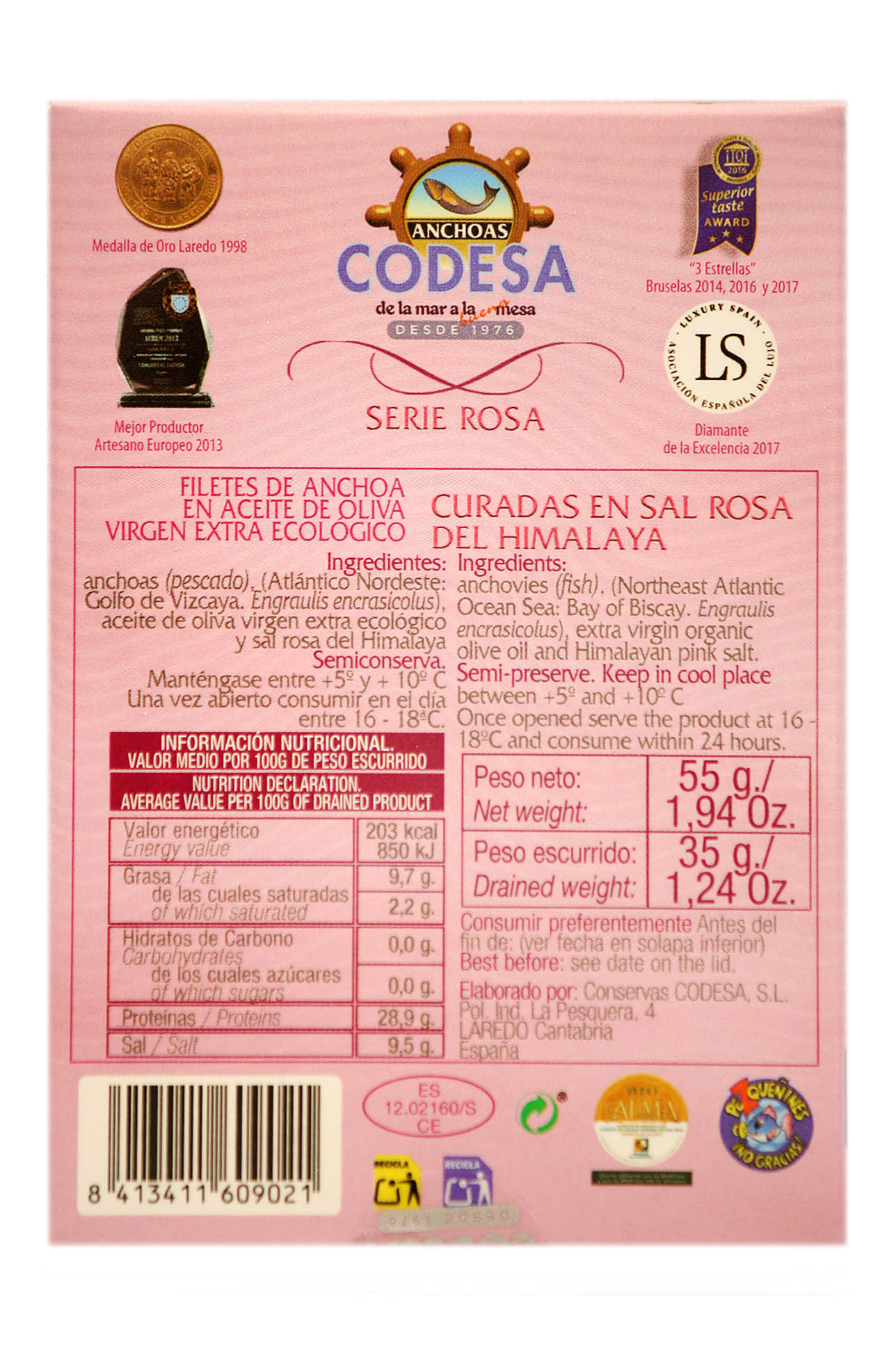 CP306: Anchovies in himalaya pink salt