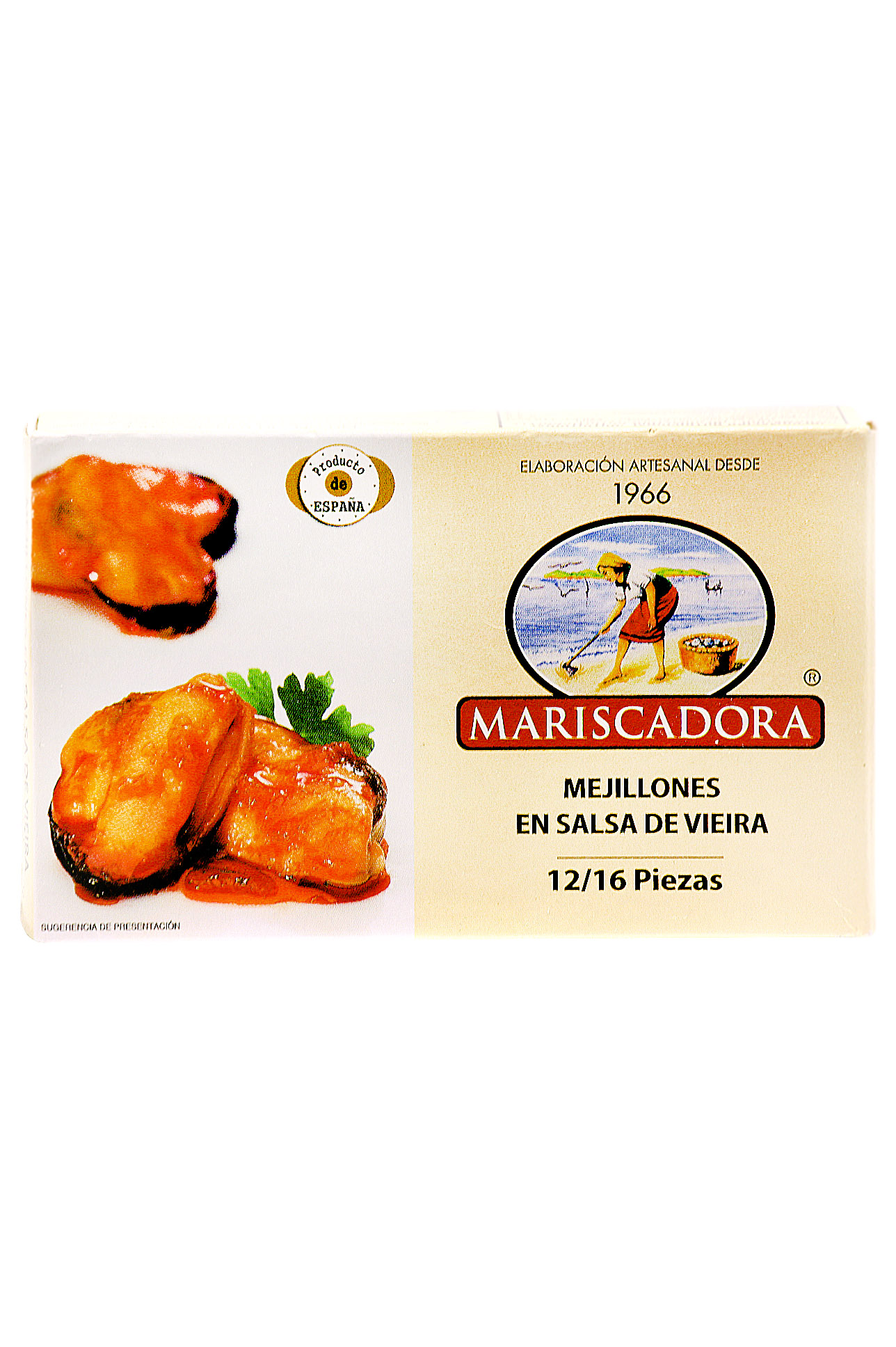 Mariscadora CV201-Mussels in vieira sauce