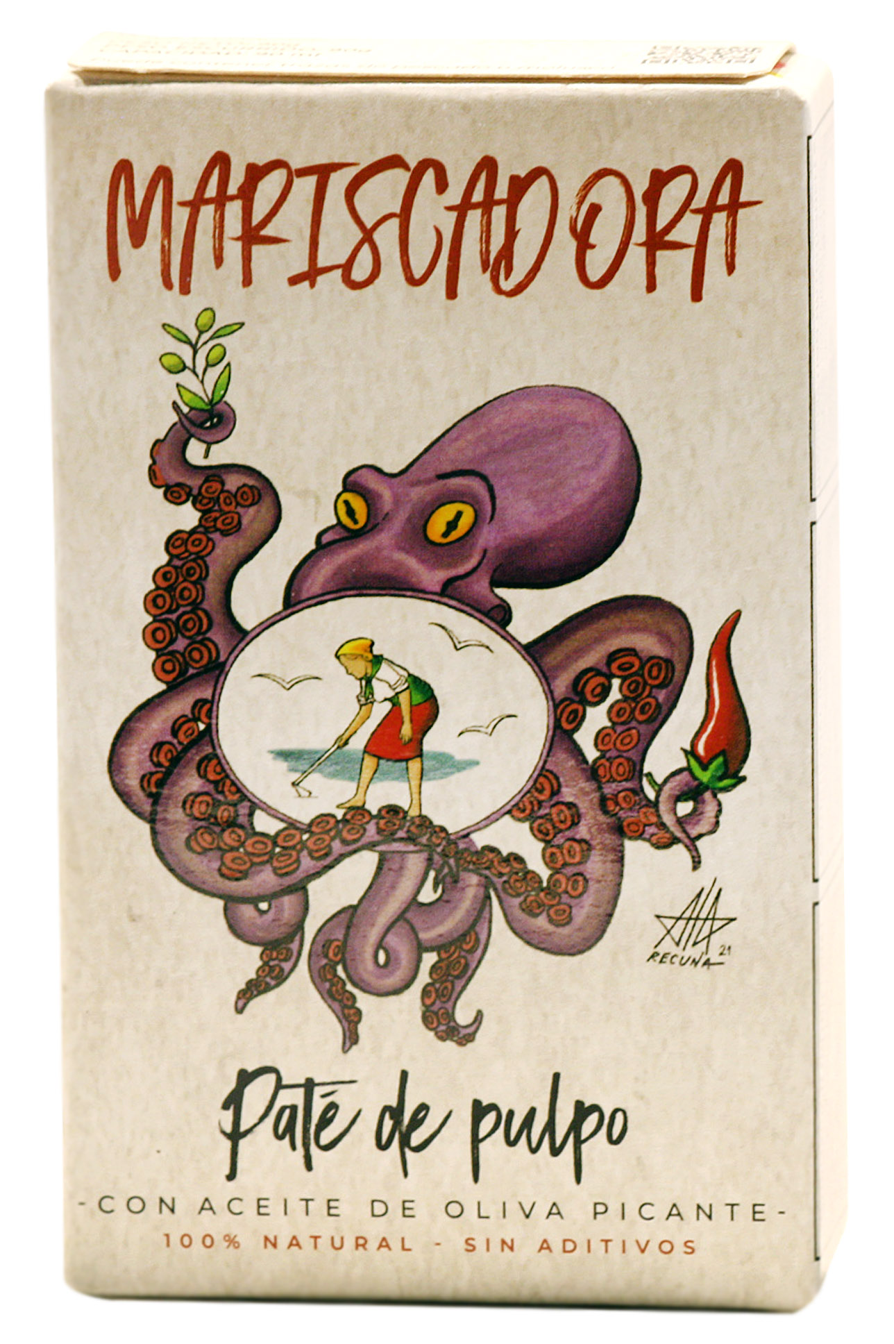 Mariscadora PM90-Octopus in olive oil