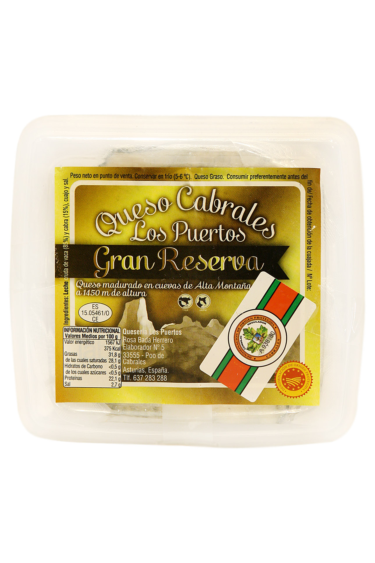  Quesería Los Puertos Q3-Cabrales cheese 