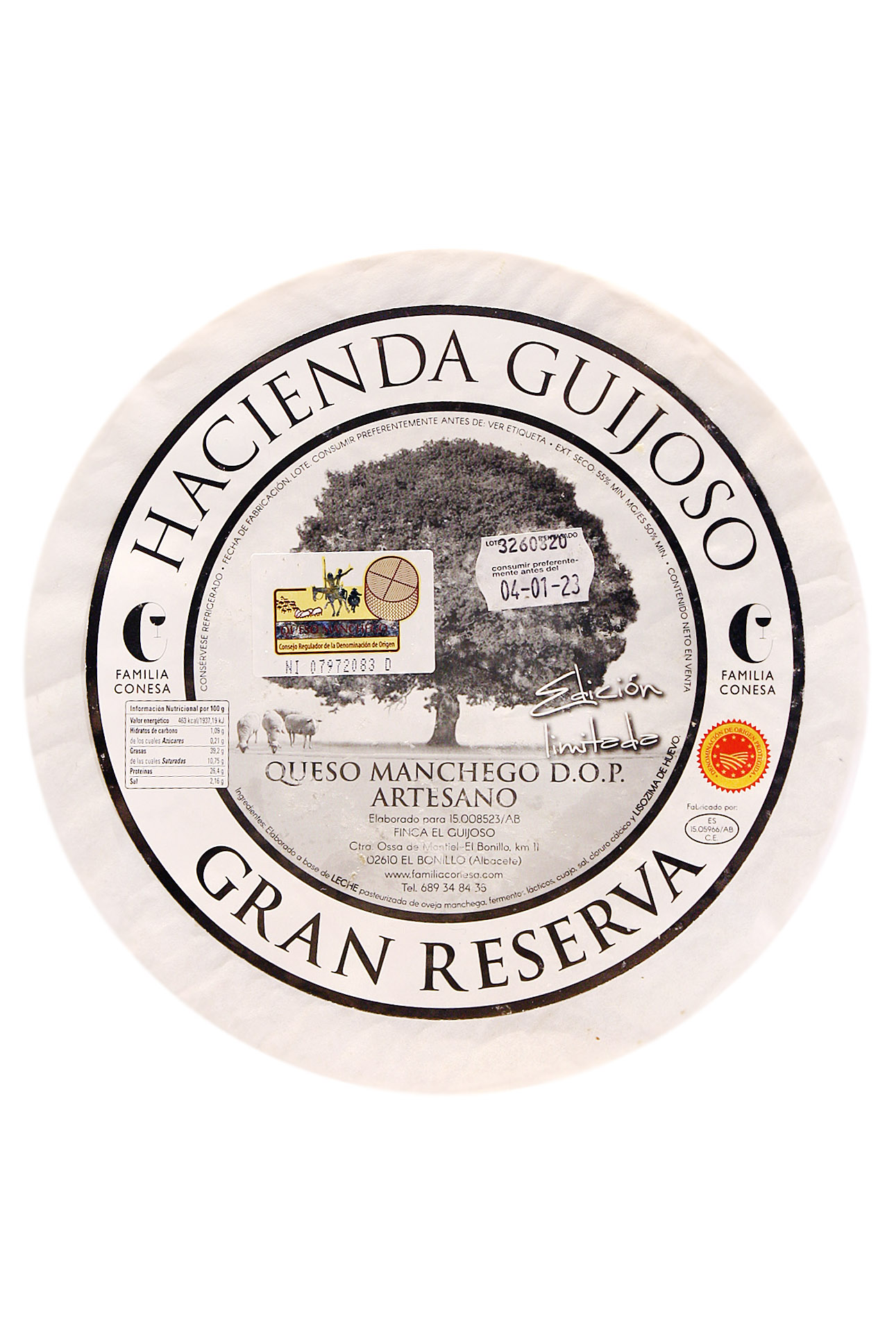 Hacienda Guijoso Q5-Guijoso Gran Reserva Cheese