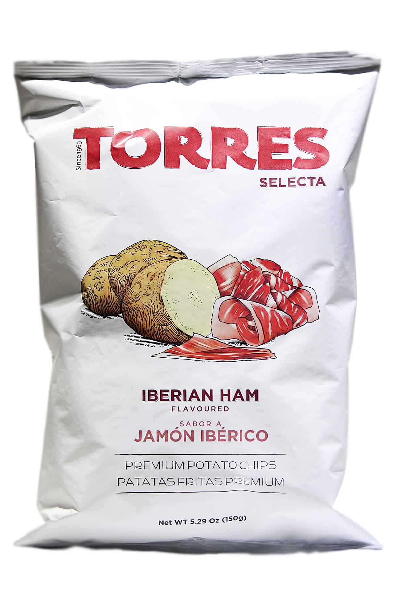 Iberic ham chips