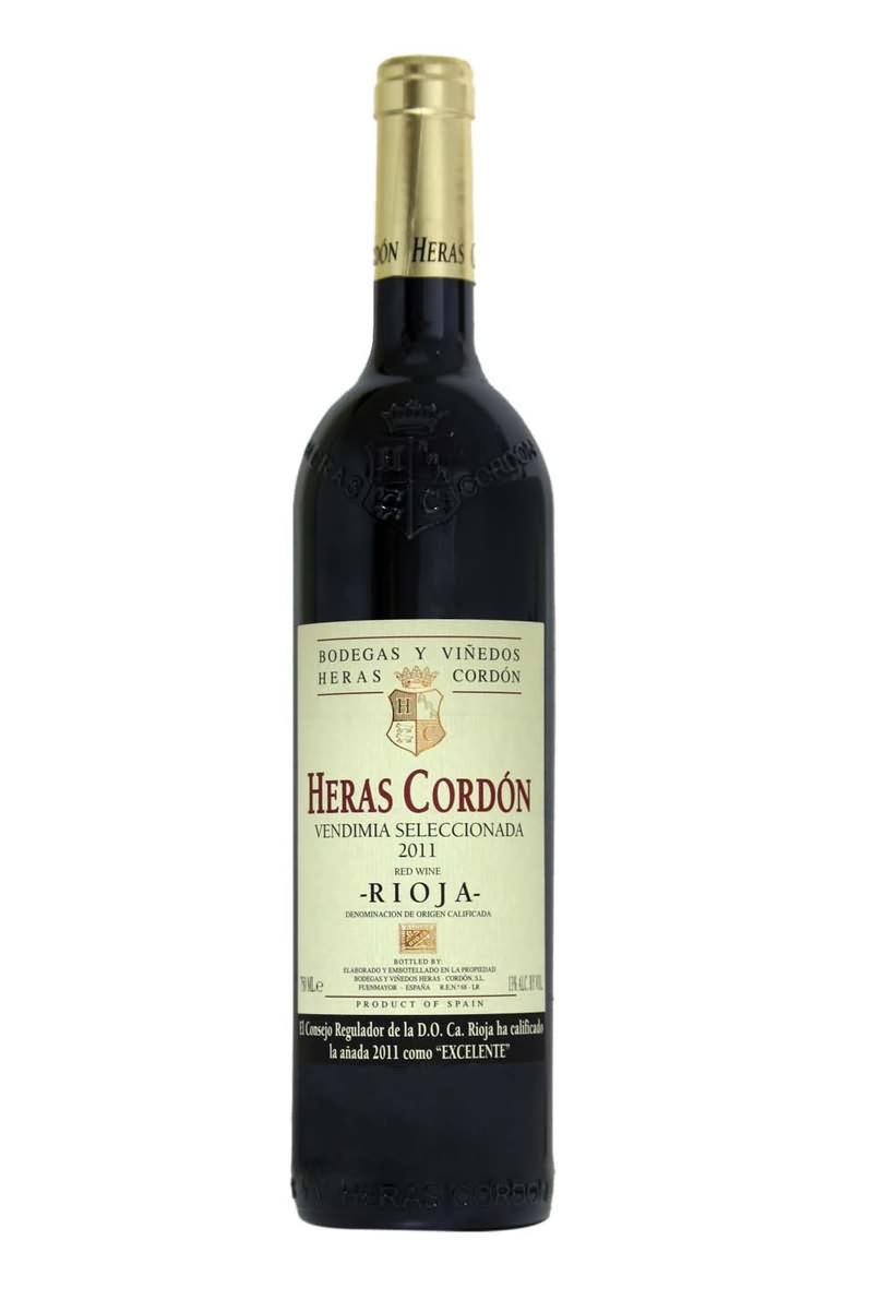 Aged red wine Heras Cordón