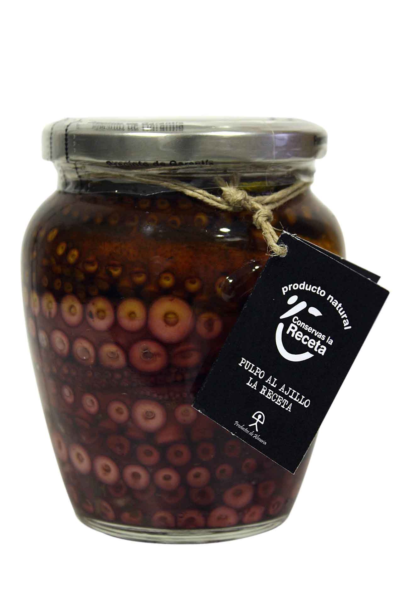 La Receta CP38-Large octopus in garlic sauce