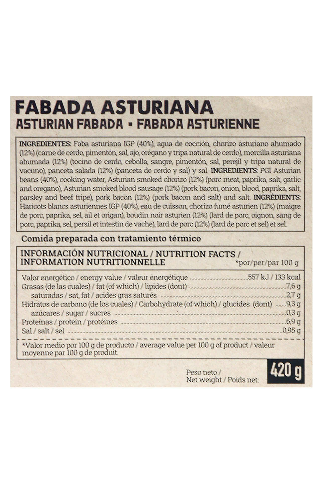 CV45: Fabada form Asturias