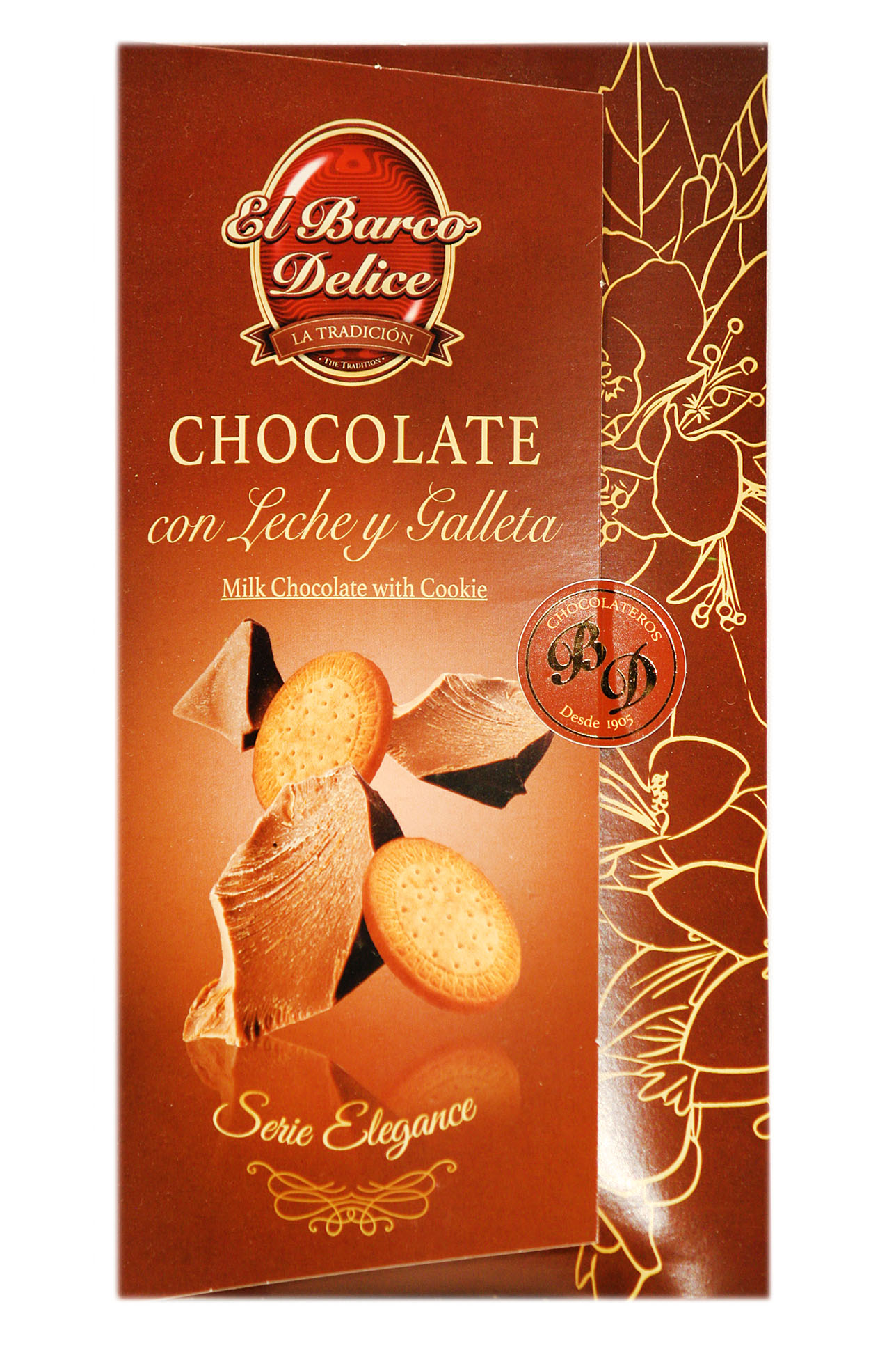 Chocolate Con Leche Y Galleta Barco delice