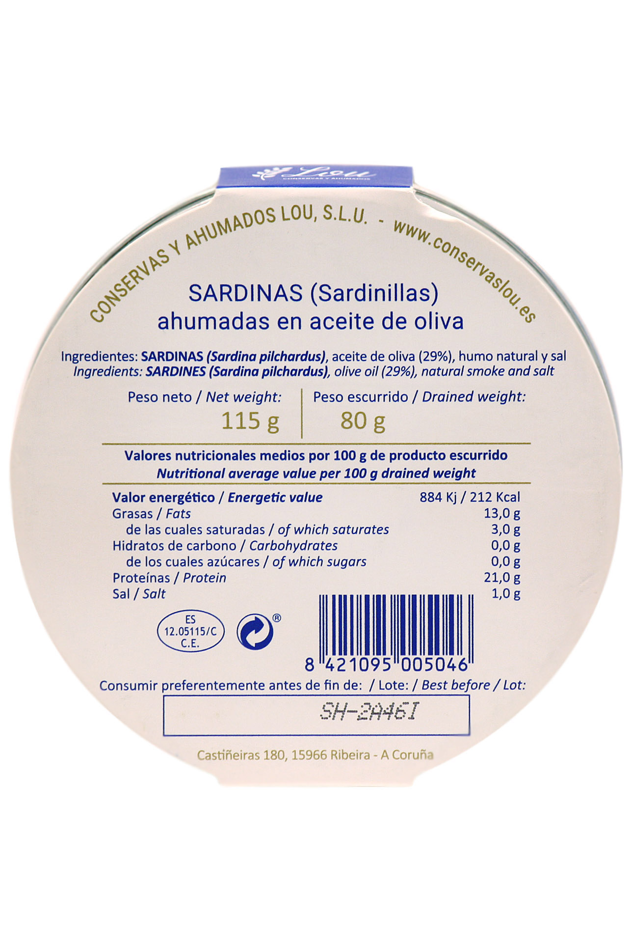 CP159: Sardinillas ahumada pequeña