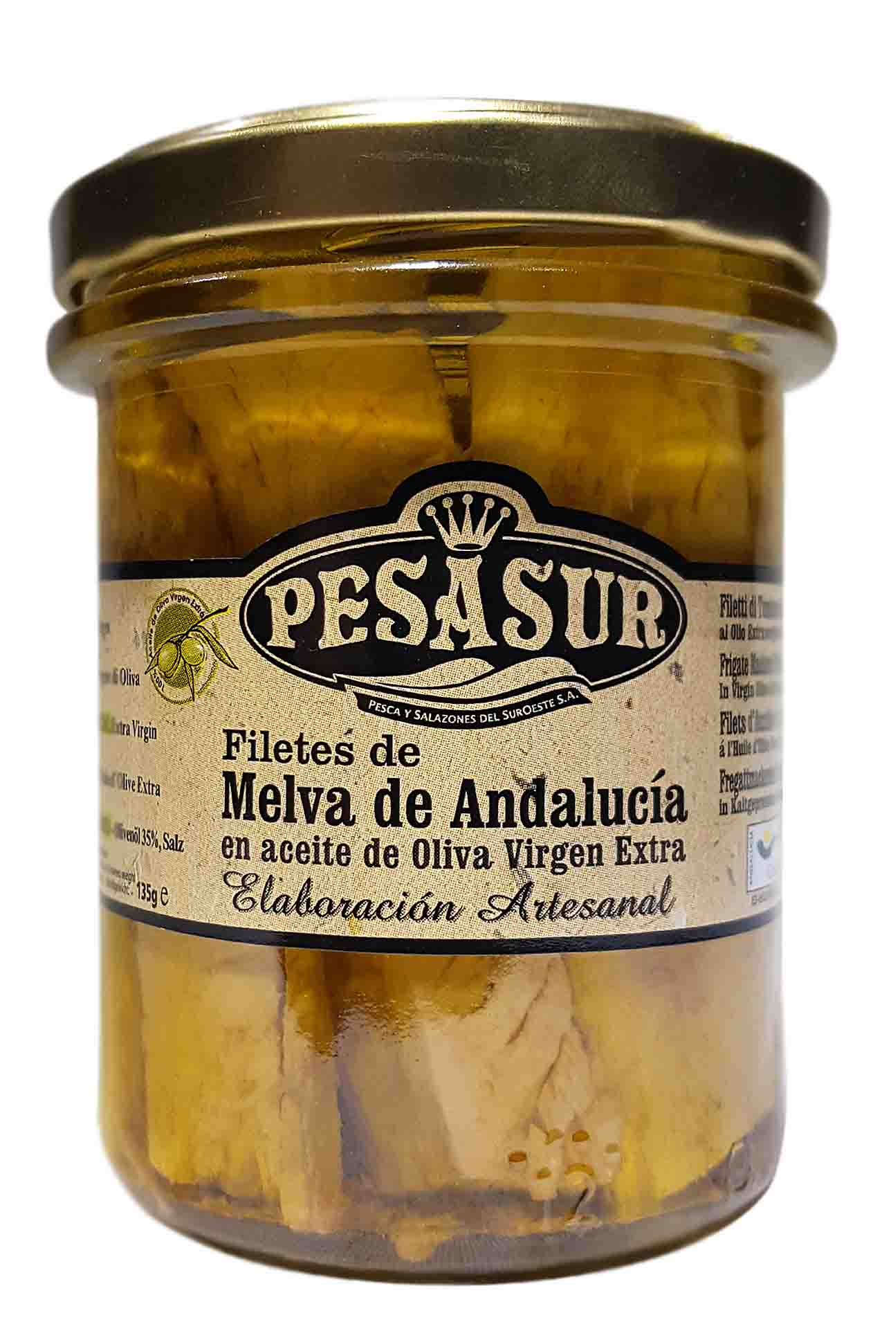 Melva De Andalucia En Aceite De Oliva Virgen Extra Pesasur