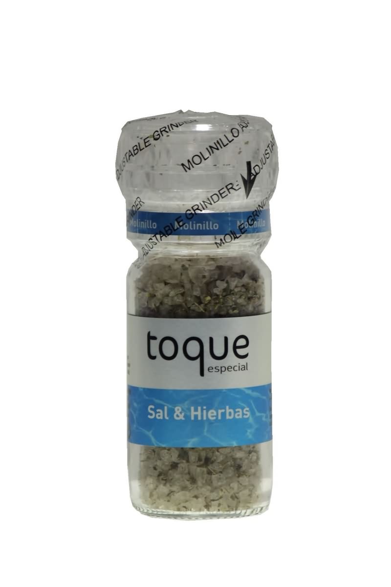 Herb salt grinder